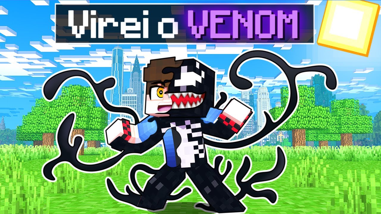 JOGANDO como VENOM no MINECRAFT ! 🕷️🕸️