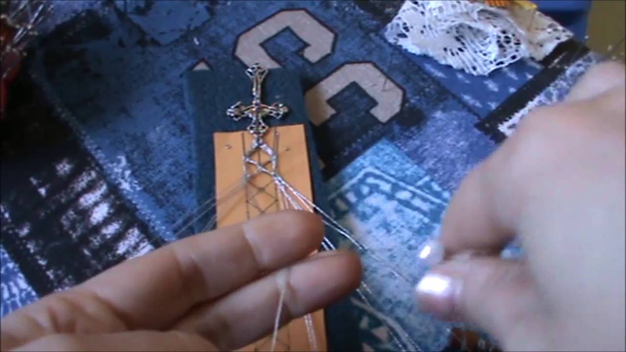 Encaje de bolillos: Como hacer un rosario - Parte  1