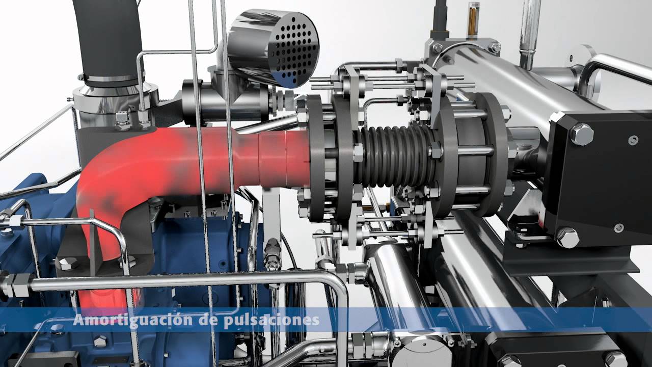 Nueva animación del compresor de tornillo SO 61-2 W (sin sonido)