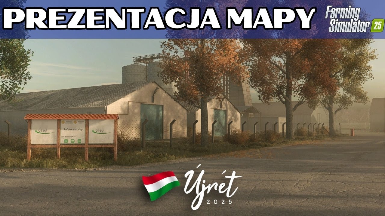 Nowa mapa &Uacute;jr&eacute;t 2025 w Farming Simulator 25! Zobacz co się zmieniło