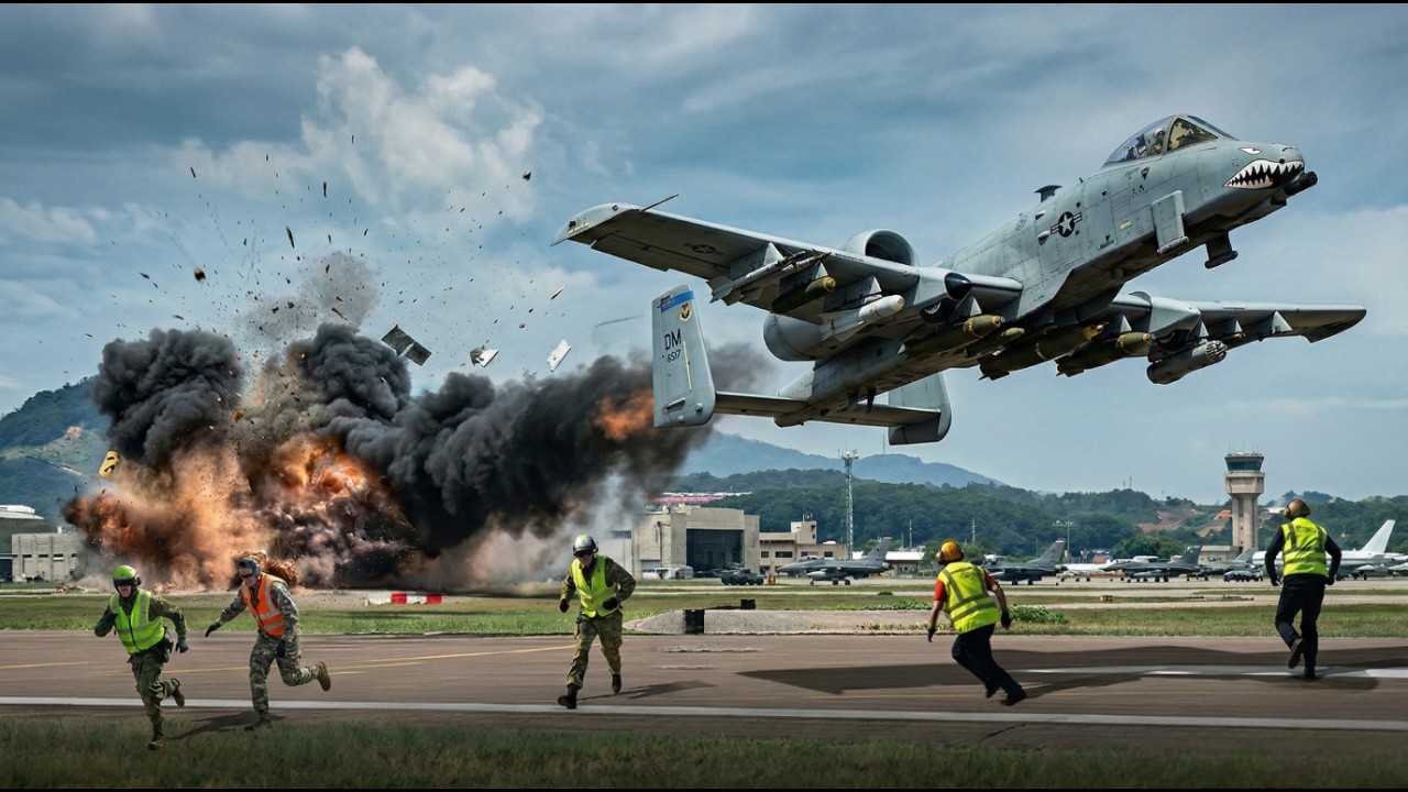 Iran on Edge: U.S. Female Pilot Pushes A-10 Thunderbolt to the Absolute Limit