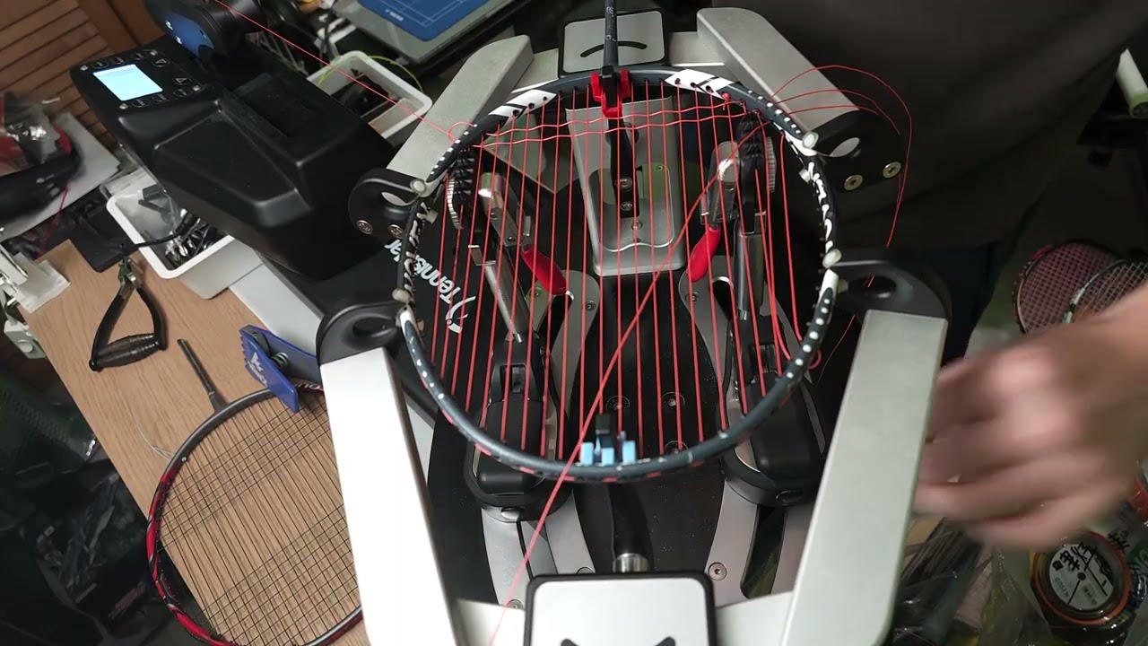 25-10-05 - Badminton Stringing - Sotx Woven 9 - Gosen Gtone 5 - 10,8kg