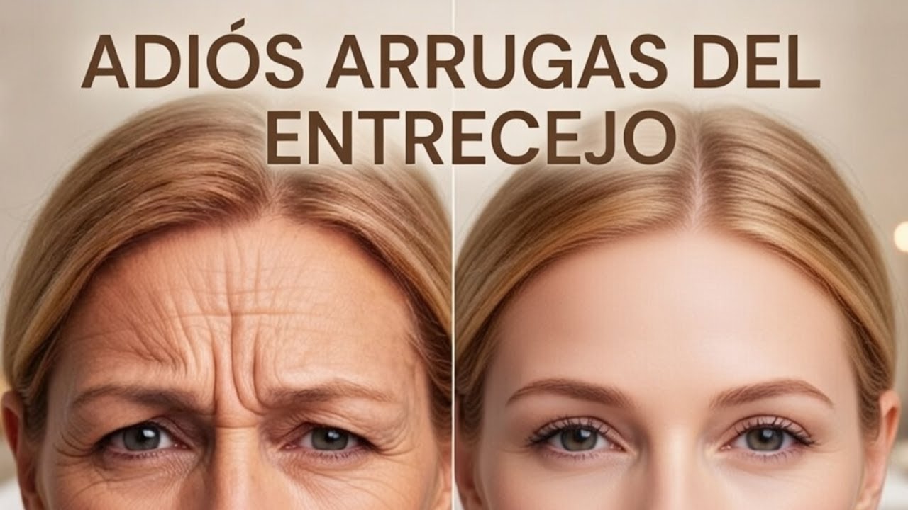 Cómo eliminar las arrugas del entrecejo de forma natural con gimnasia facial 🔥