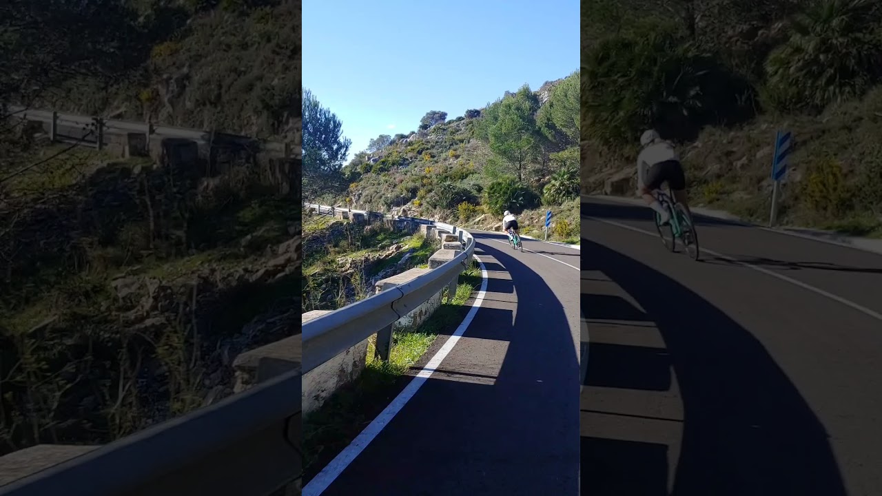 Calpe Spain road cycling. Coll de Rates, Vall d'Ebo. 11.2021