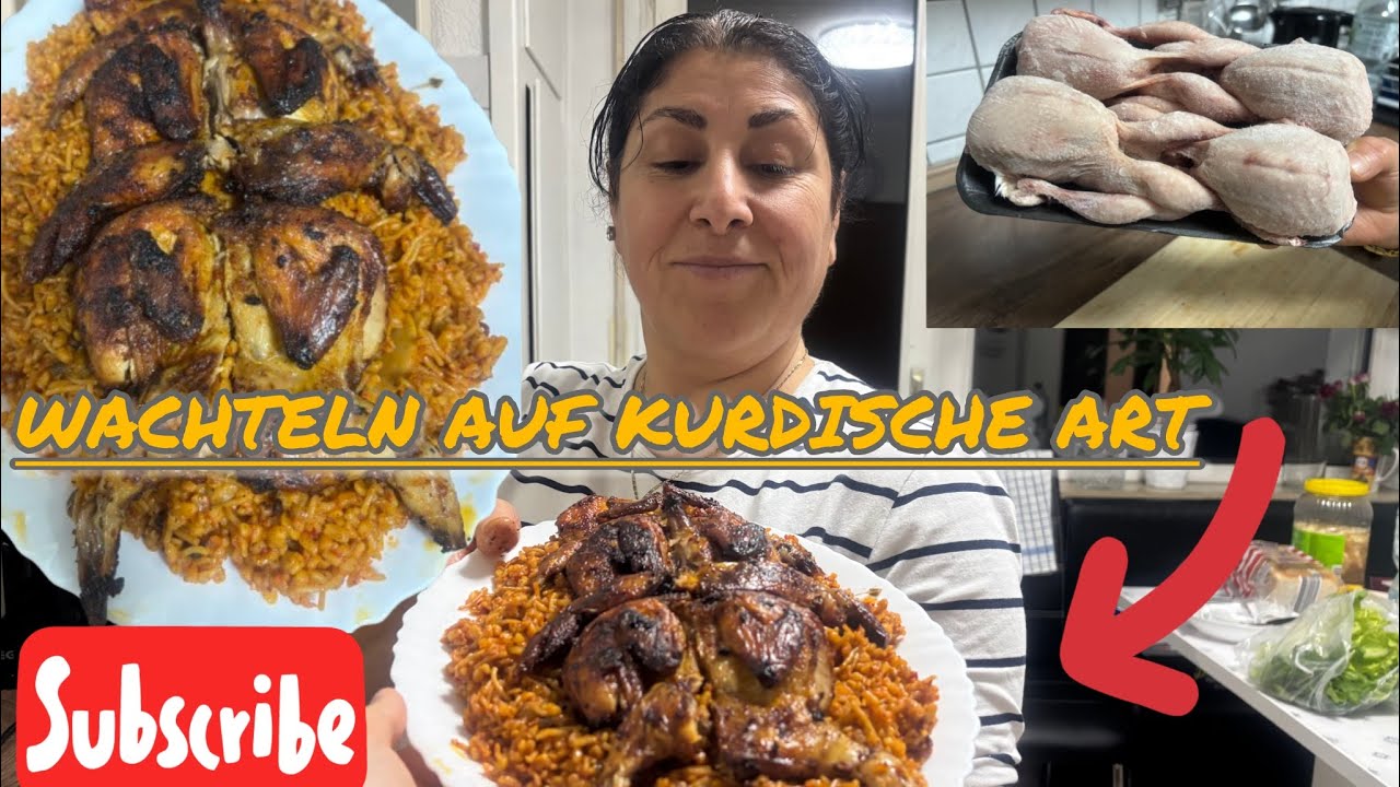 WACHTELN AUF KURDISCHE ART MIT PILZBULGUR || SAVAR U GOST 😍❤️