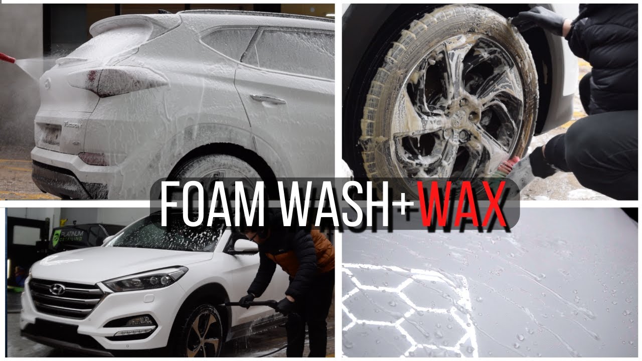 Hyundai Receives Snow Foam Wash And Wax /Detailing / Deep Clean / ASMR Cleaning