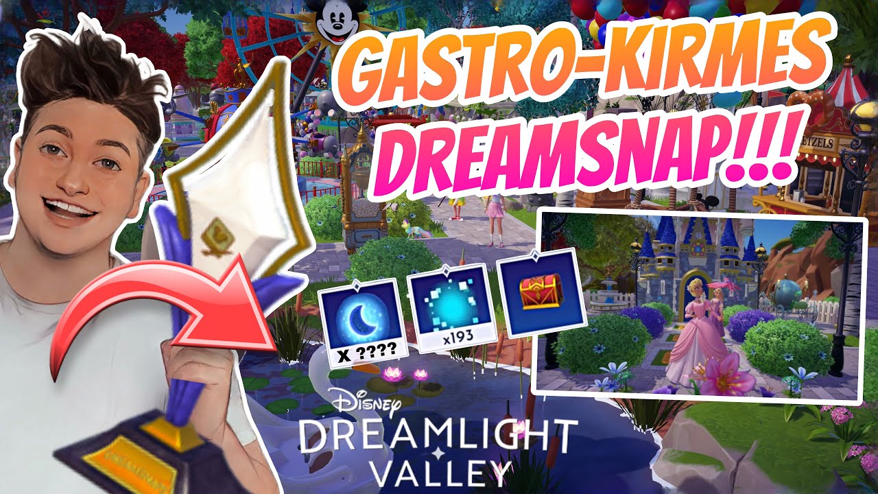 Mal wieder KIRMES aber mit FRESSBUDEN!!! 😂 | Gastro-Kirmes Dreamsnaps | Disney Dreamlight Valley