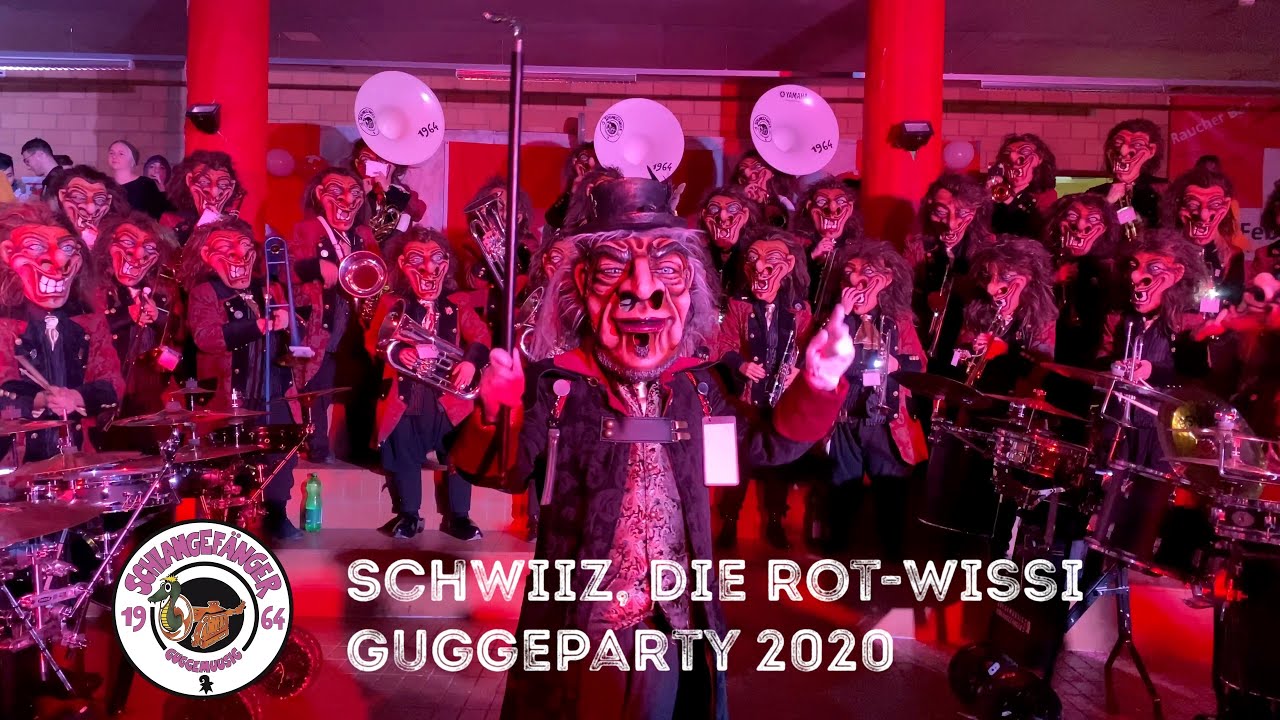 Schwiiz, die rot-wissi Guggeparty 2020 - SCHLANGEFÄNGER 1964 BASEL