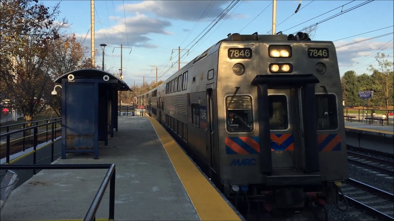 MARC Train HD 60FPS: High speed MARC Trains at 125 MPH!