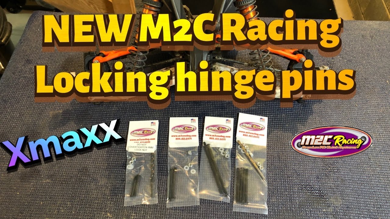 НОВЫЕ ШТИФТЫ ПЕТЛИ M2C RACING ДЛЯ XMAXX!!￼