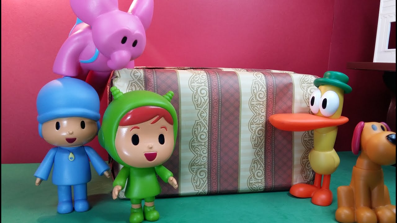 POCOYO,NINA E TODA A SUA TURMA ABRINDO UMA GRANDE SURPRESA.UNBOXING LEGAL. A SURPRESA DA SURPRESA .