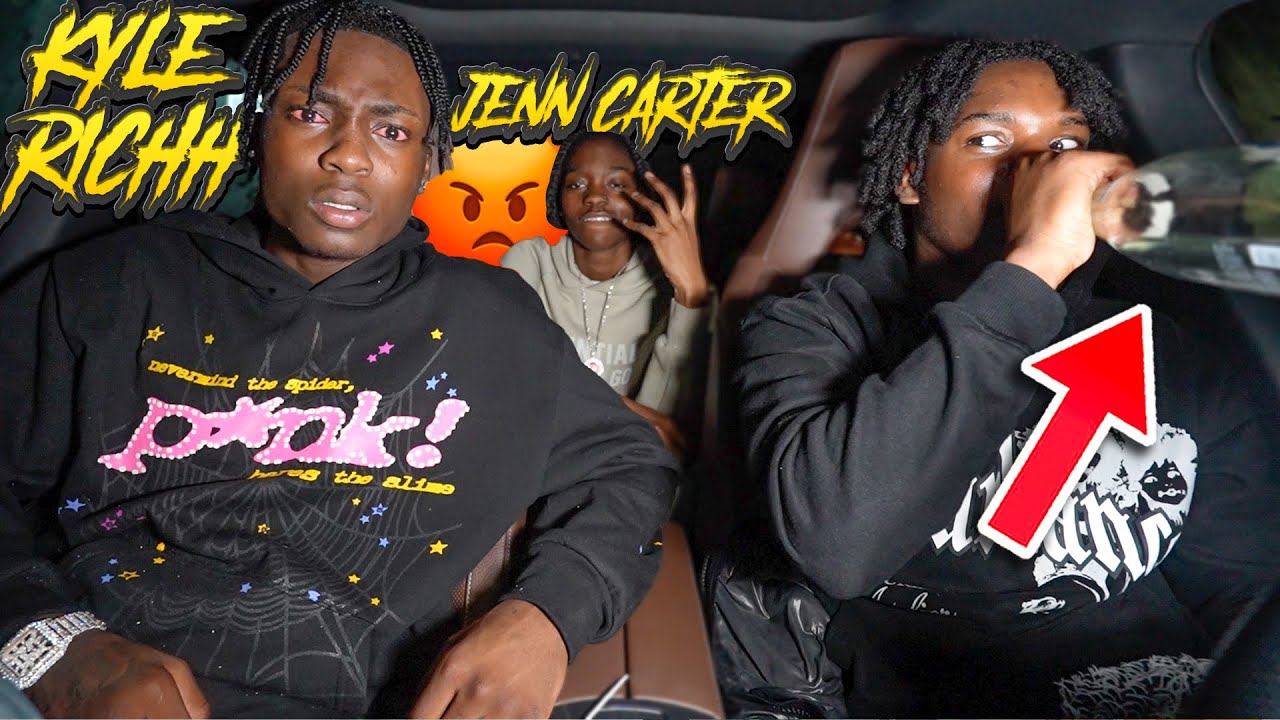 Drinking Fake Beer While Driving Drill Rappers! Ft. Kyle Richh x Jenn Carter