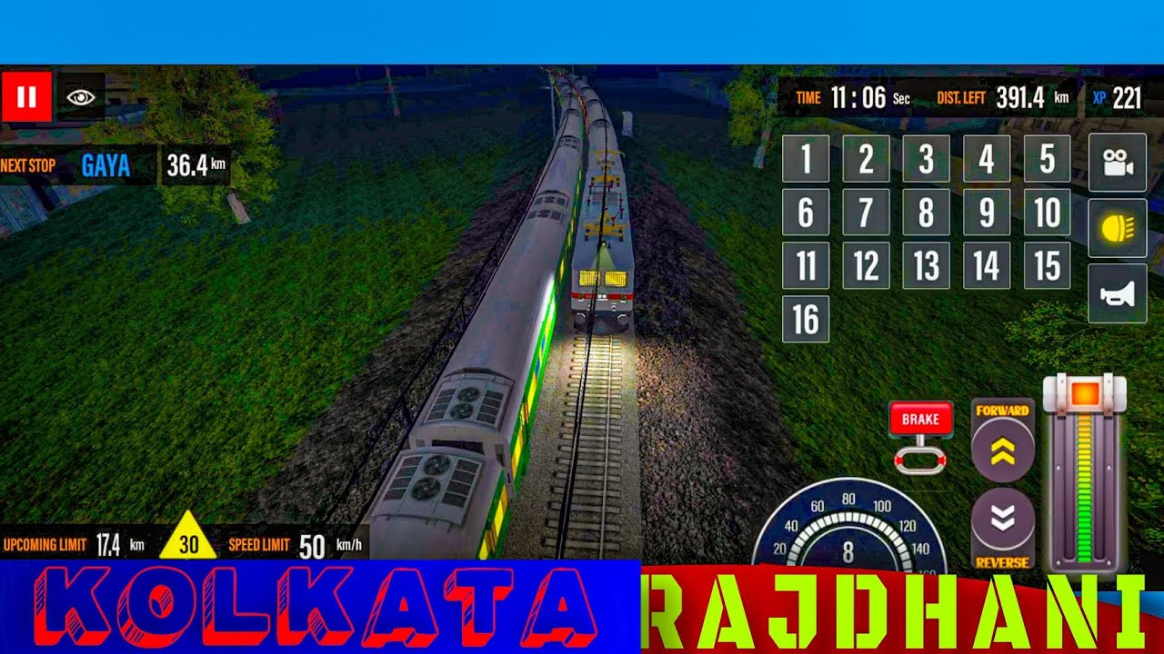KOLKATA RAJDHANI || 12301 ||🚃🚄 Gaming World 001 