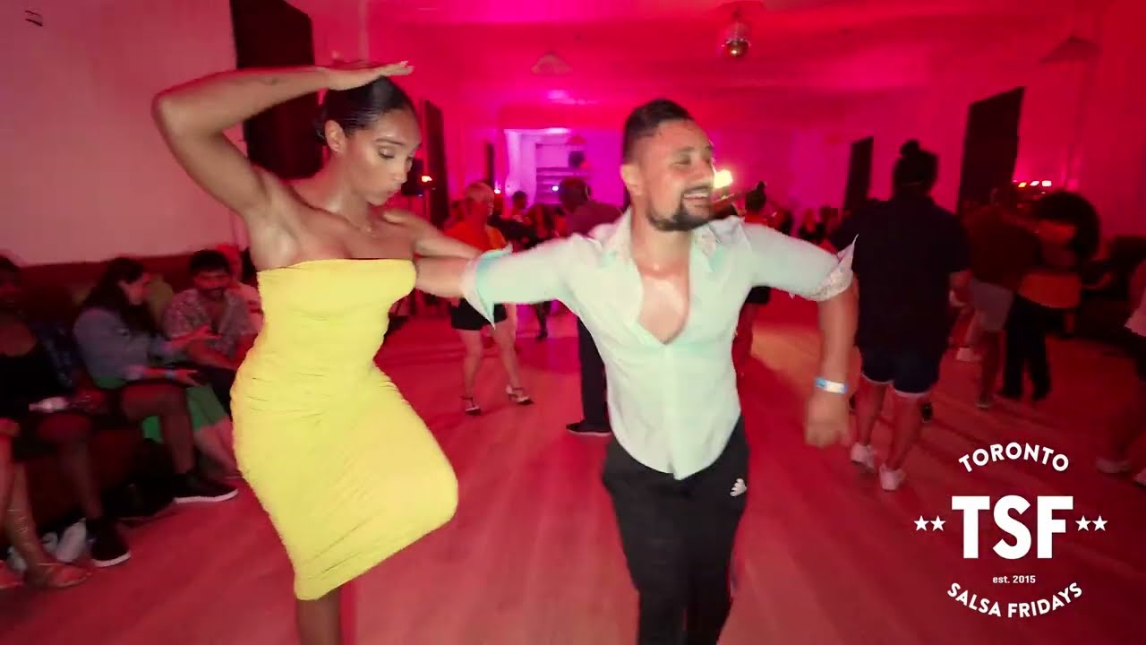Bersy Cortez and Sam Mardini Social Dancing