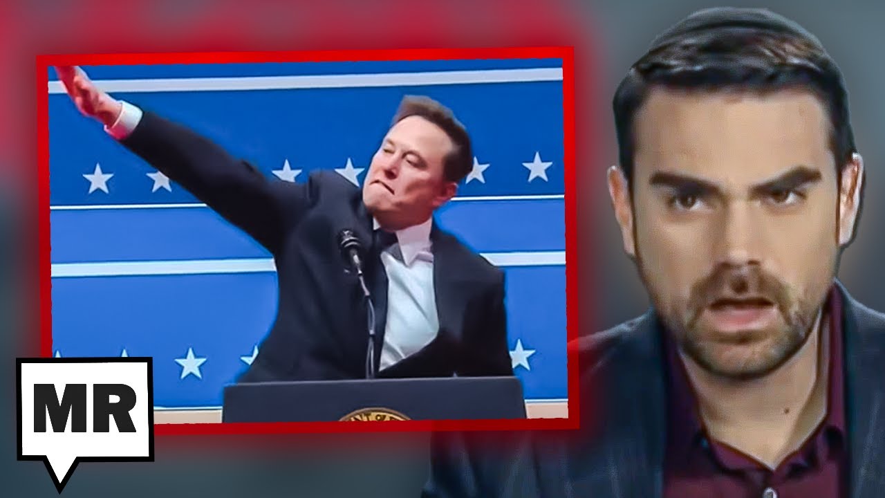 Ben Shapiro Struggles Defending Elon From Nazi Criticism