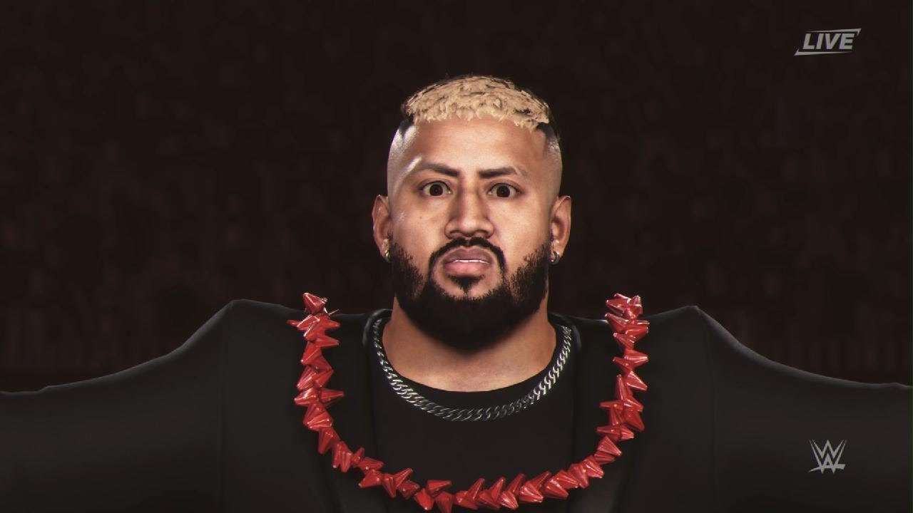 WWE 2K25 Tribal Chief Solo vs Super Cena