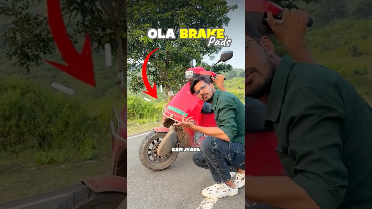 😱Best brake pad For Ola s1 💯👍 ola brake pad change price | #shorts #viralshorts
