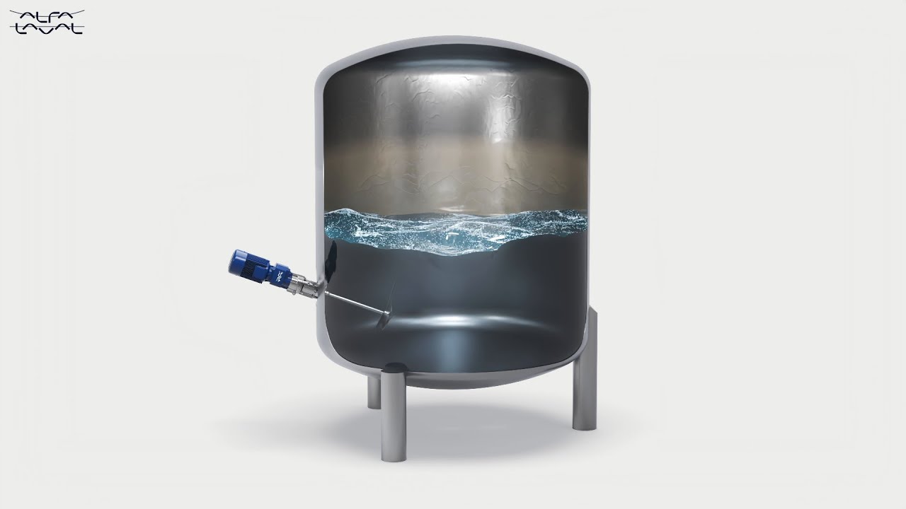 Alfa Laval EnSaLine agitators - Animation