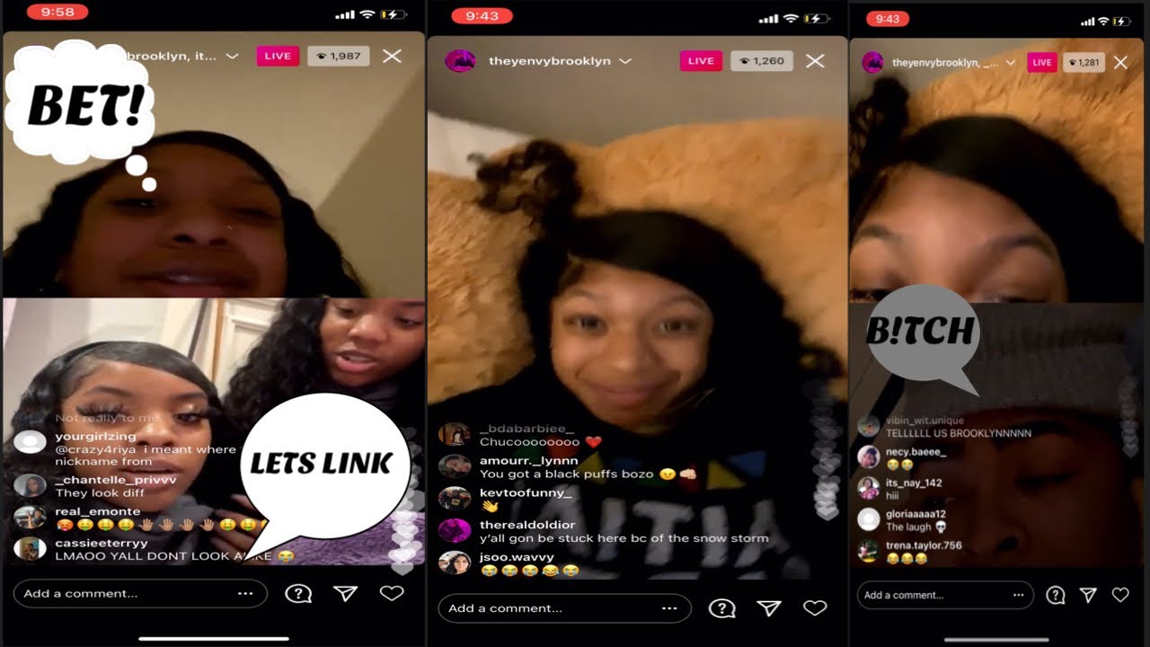 BROOKLYN FROST ON LIVE WITH CHUCO SAVAGE AND TEE TEE FROM THE TM TWINS.......😍🤫