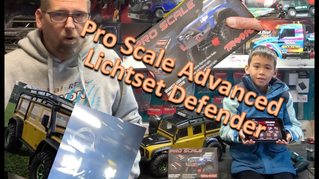 Traxxas Pro Scale Advanced Light kit Licht Set für TRX4 / TRX6 Landrover Defender Einbau / Erklärung