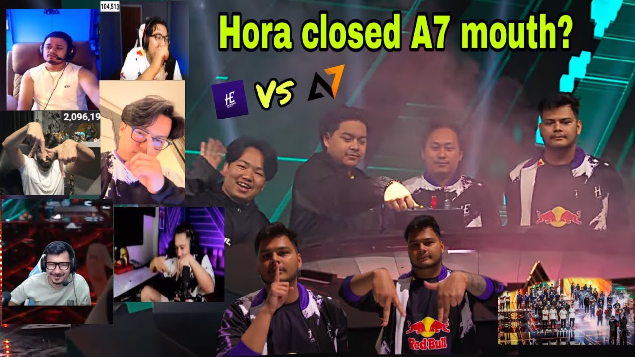 HORAA Closed A7 Mouth? Because A7 Mock Horaa || Indian & Nepali Streamers Reaction.