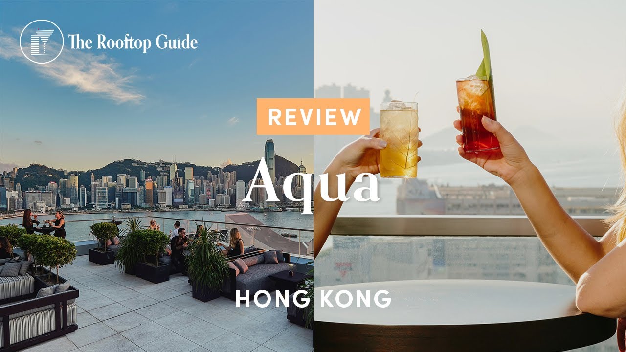 Aqua Rooftop Bar in Hong Kong - Review