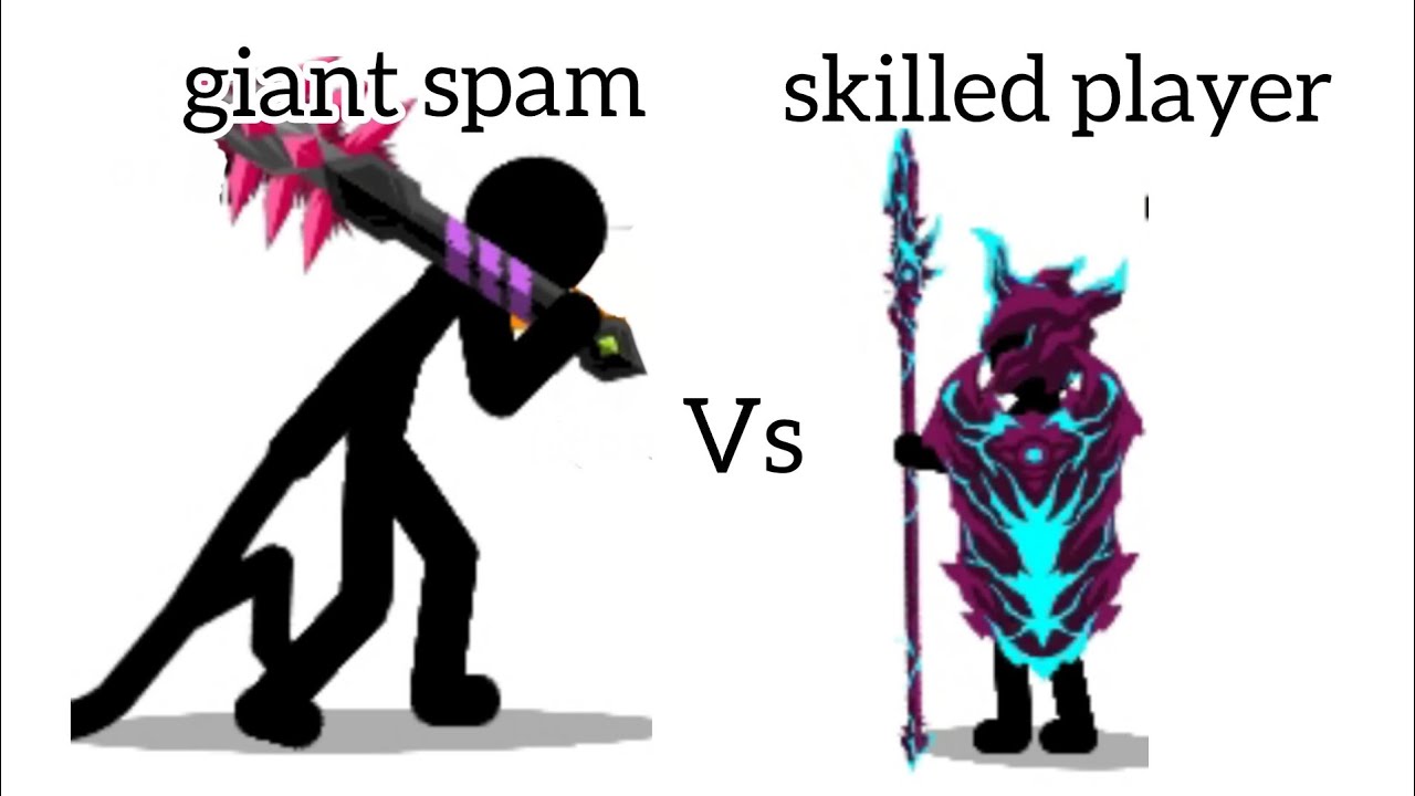  Skill vs spam  in stick war saga