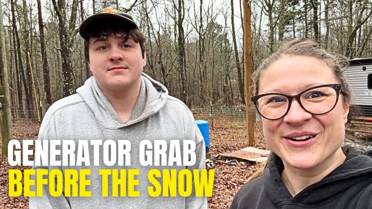 *Late Post* Jan 22, 2026 - Quick trip to grab the generator for possible snow storm!