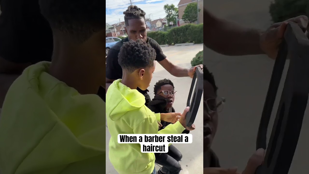 When a barber steal a haircut 💈😭 #stix808 #funny #barber #memes #foryou #tiktok #relatable #fade
