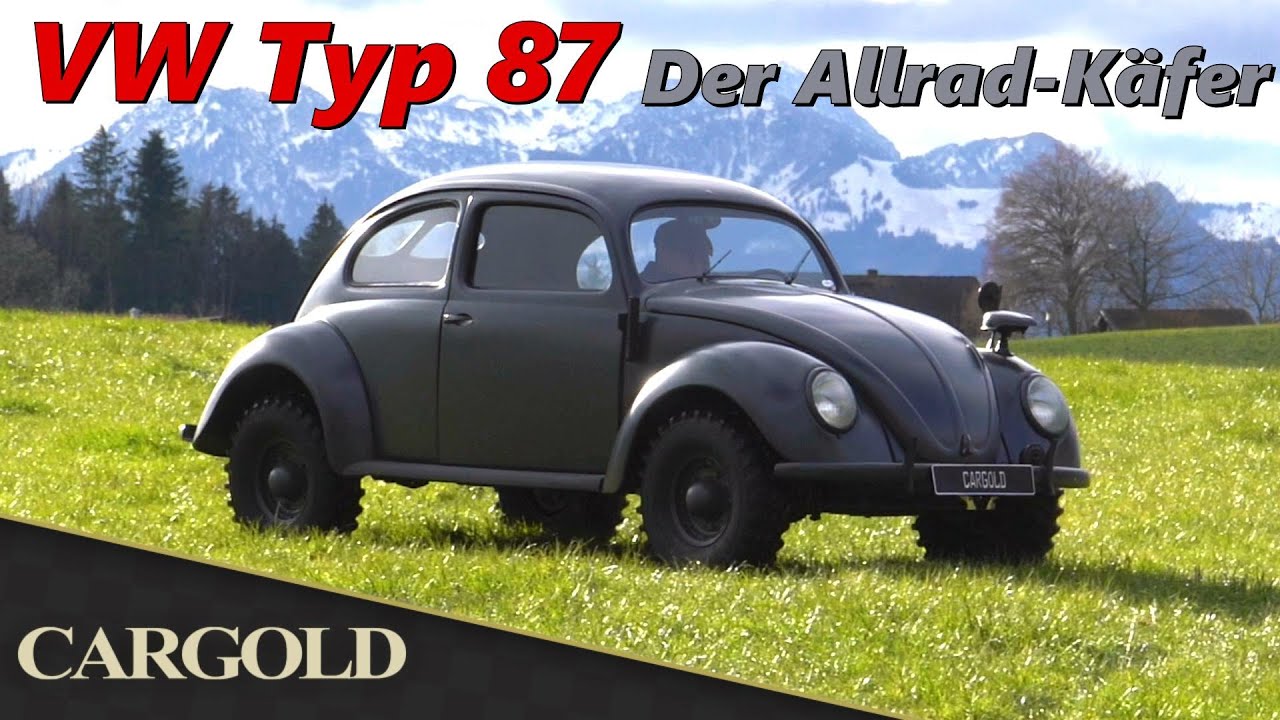 VW Typ 87 Kommandeurswagen, 1942, Porsches Allrad-Limousine für das Afrikakorps