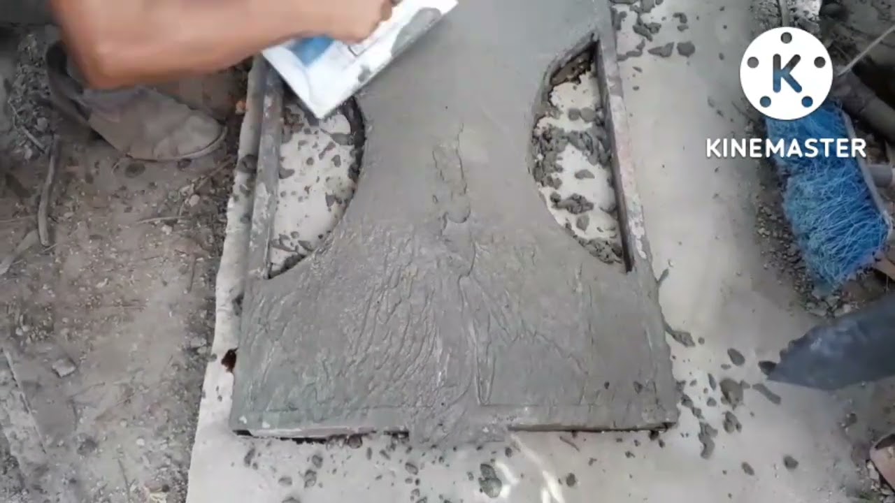 como fazer pé de mesa de concreto