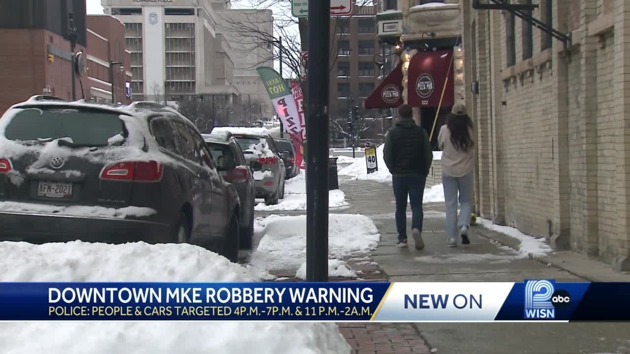 Milwaukee police warn of 'crime trend': Armed robberies and car break-ins