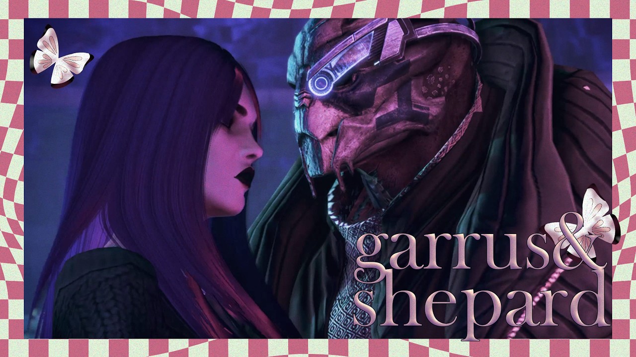 mass effect ♡ garrus & shepard full love story | LE+DLCs+MODs!!