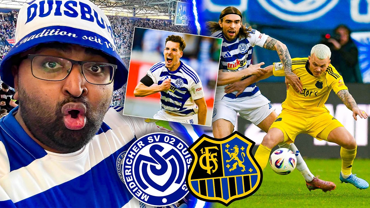 TORFESTIVAL BEIM 10. HEIMSIEG! 🦓🤍💙 MSV Duisburg - 1. FC Saarbrücken🔥✅ | STADIONVLOG 38