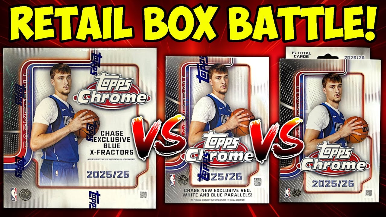 I OPENED EVERY RETAIL TOPPS CHROME BASKETBALL BOX FORMAT - HERE'S WHAT I FOUND