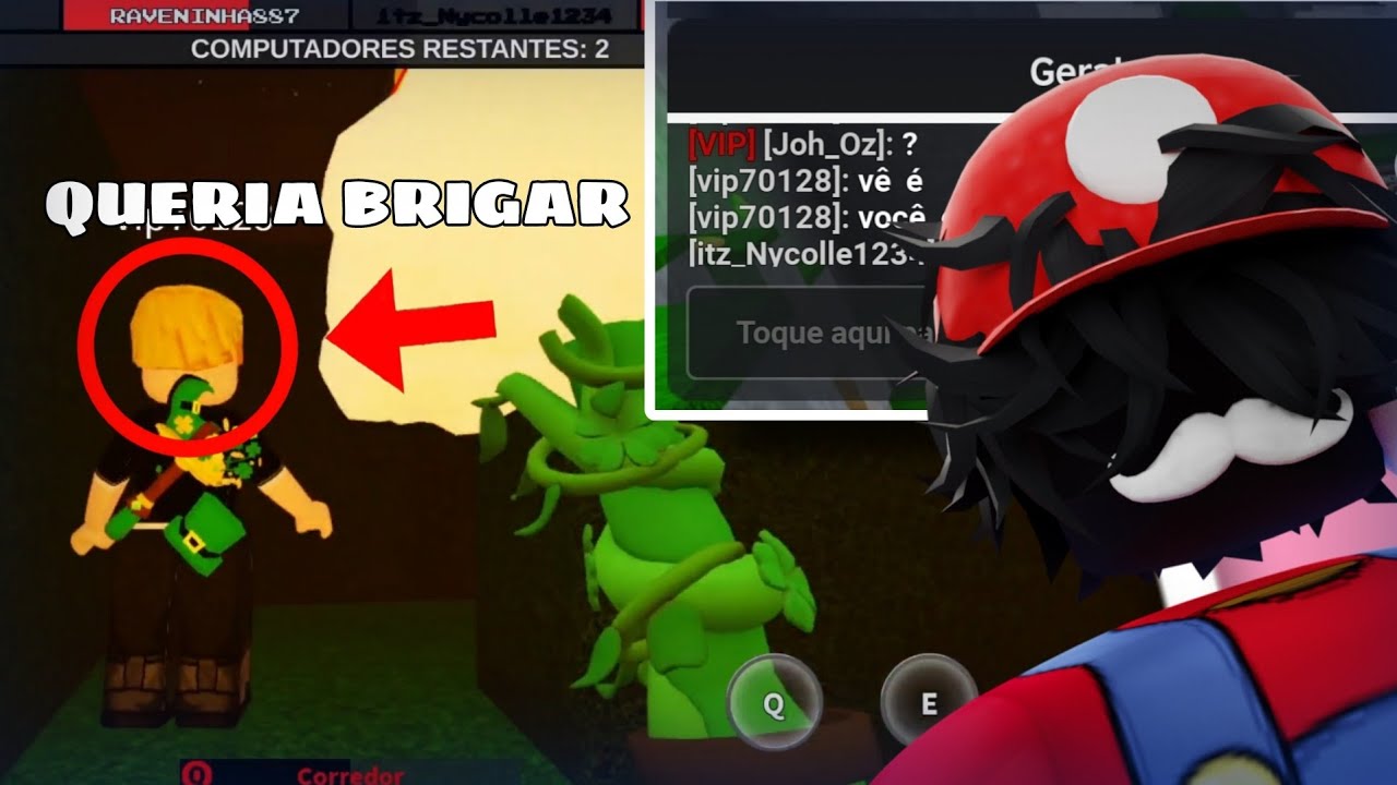 O MENINO QUIS BRIGAR COMIGO POR QUE GANHEI NO MARRETÃO 😬 | ROBLOX FLEE THE FACILITY |