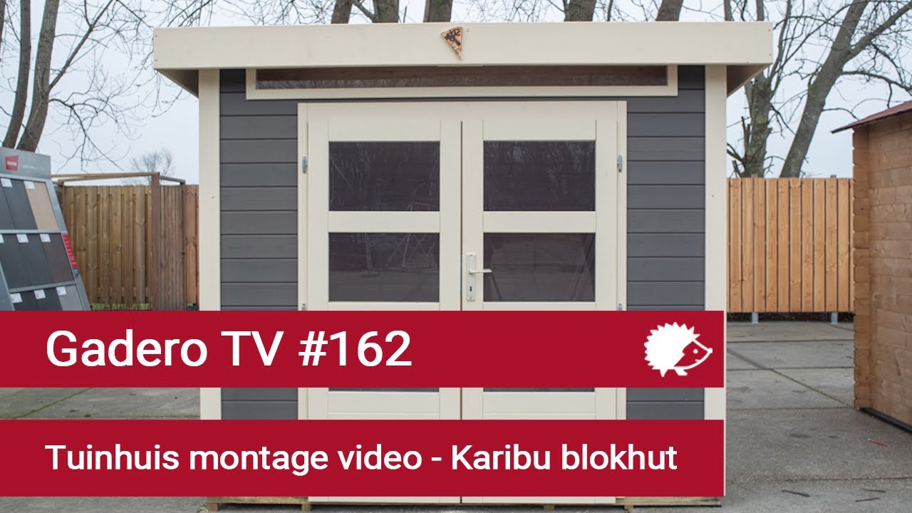 #162 Tuinhuis montage video - Karibu blokhut