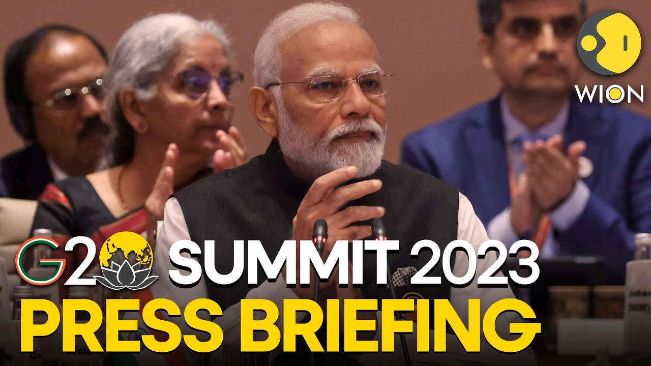 G20 SUMMIT 2023 LIVE: Press Briefing by the G20 Presidency | Press briefing LIVE | WION Live