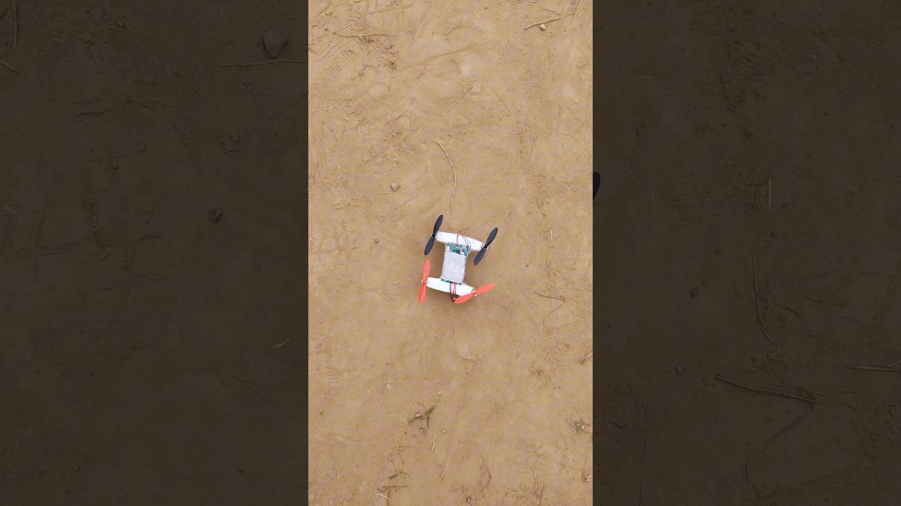 How to make mini drone at home very easy #diy #creativebrothers #shorts