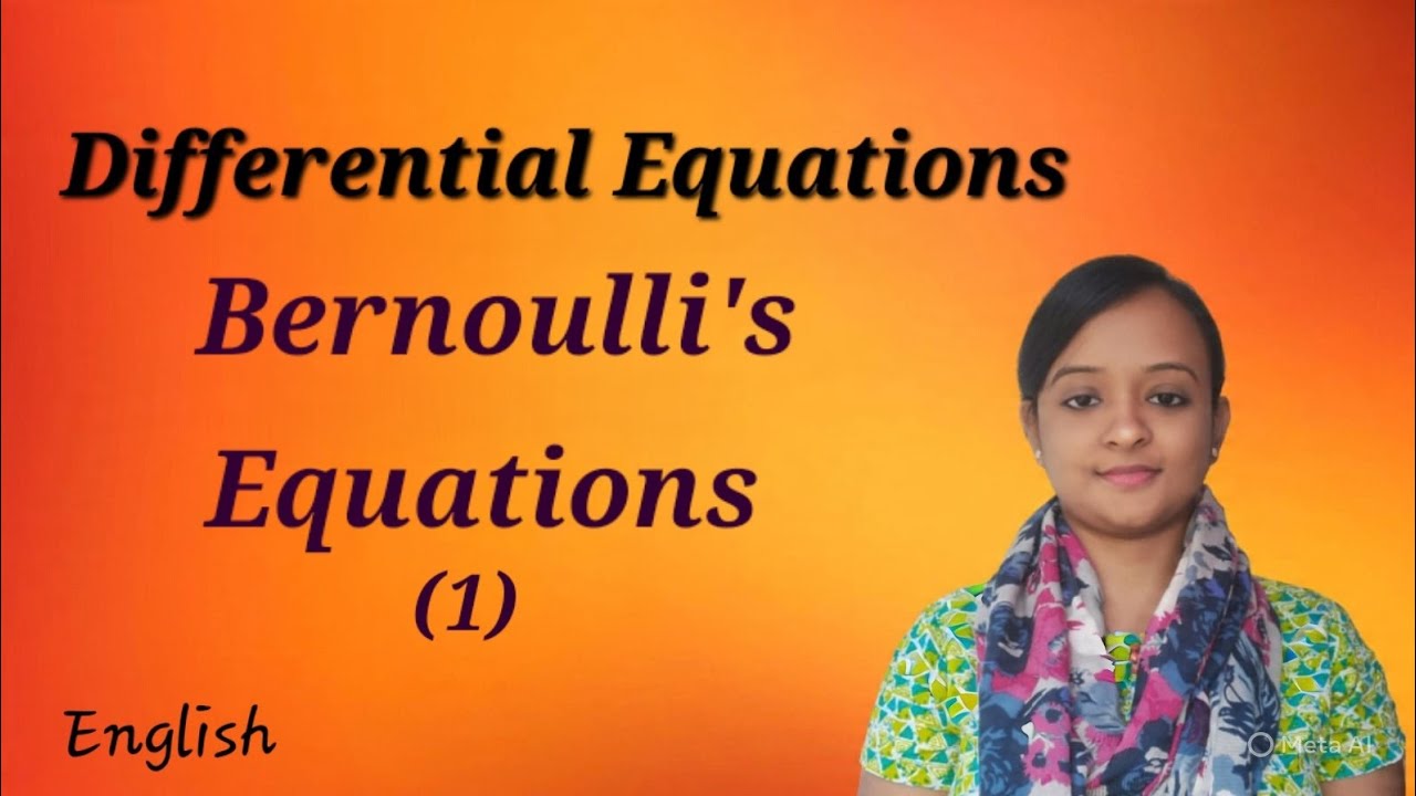 Bernoulli's Equations #bernoullisequation #differential_equation #maths #bsc #honors  @Ahana-j7n 