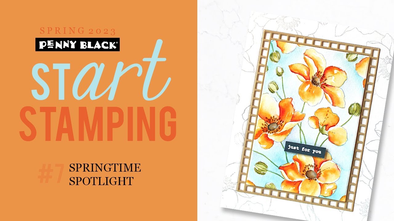 Spotlight Technique for your Favorite Floral Stamps | stART stamping video series | Video 7 of 10