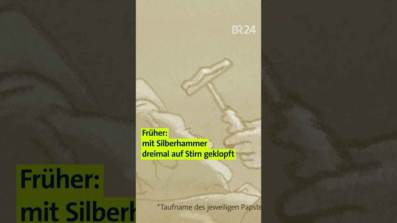 Wie wird der Tod des Papstes festgestellt? | BR24 #shorts
