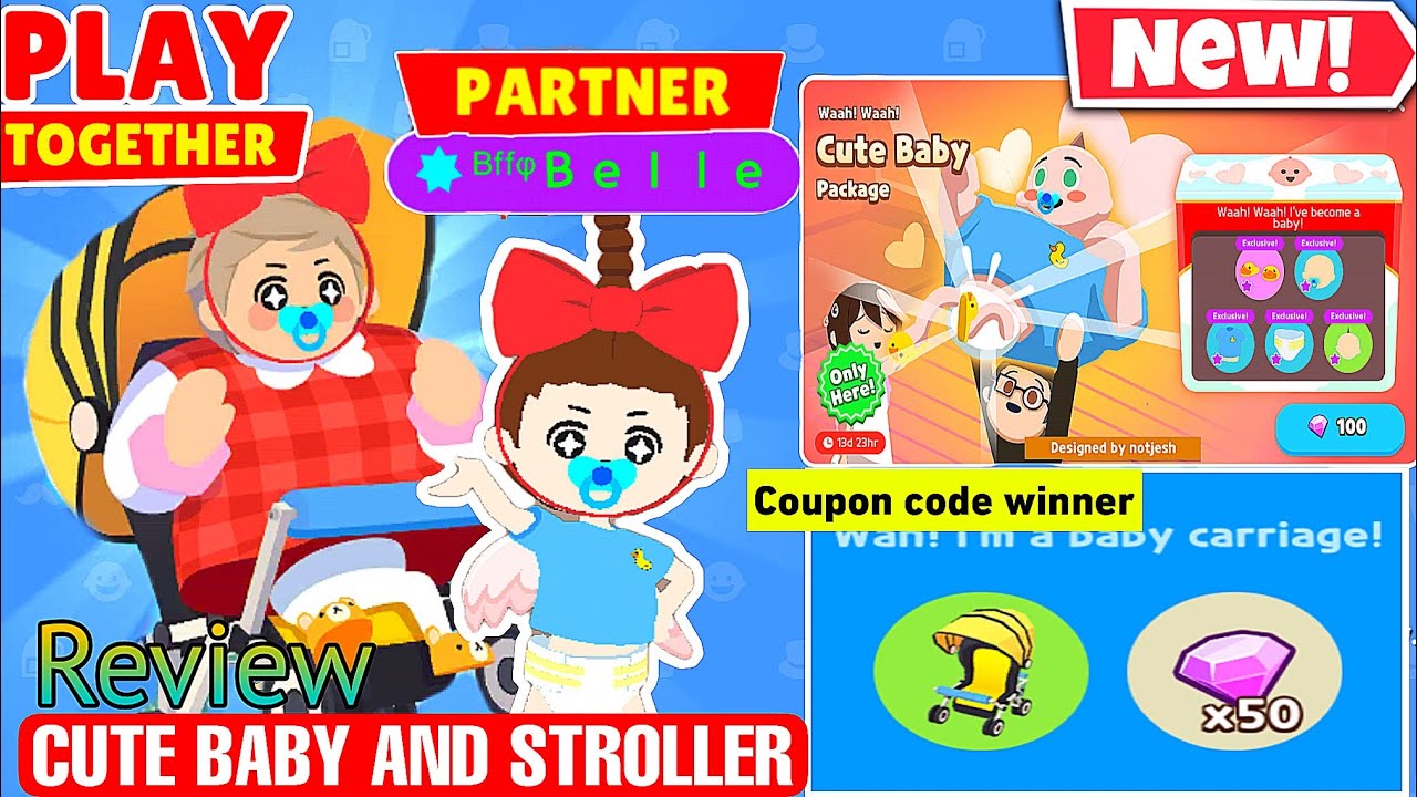 CUTE BABY AND STROLLER PACKAGE REVIEW | GIVEAWAY COUPON CODE | Play together