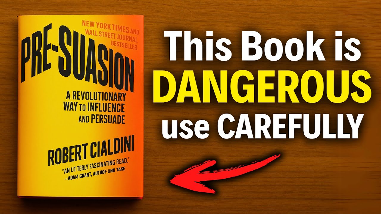 PRE-SUASION: How to Get What You Want from Anyone (Audiobook Summary) Robert Cialdini