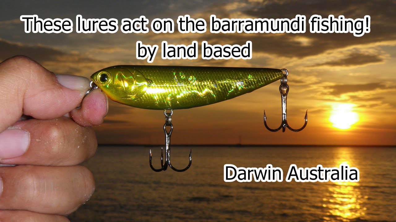My favorite hard body lures for land based barramundi fishing near town