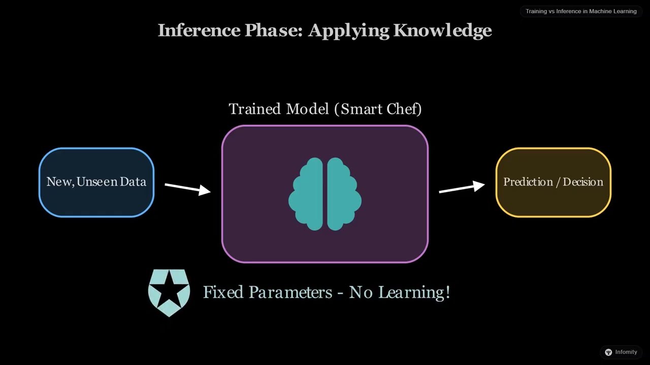Training vs Inference in Machine Learning
