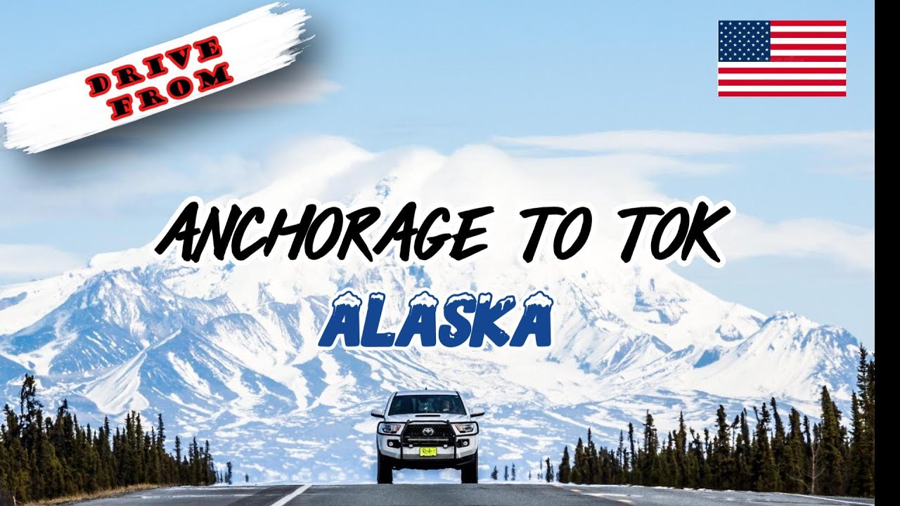 390. 🇺🇸 Drive from Anchorage to Tok - Alaska