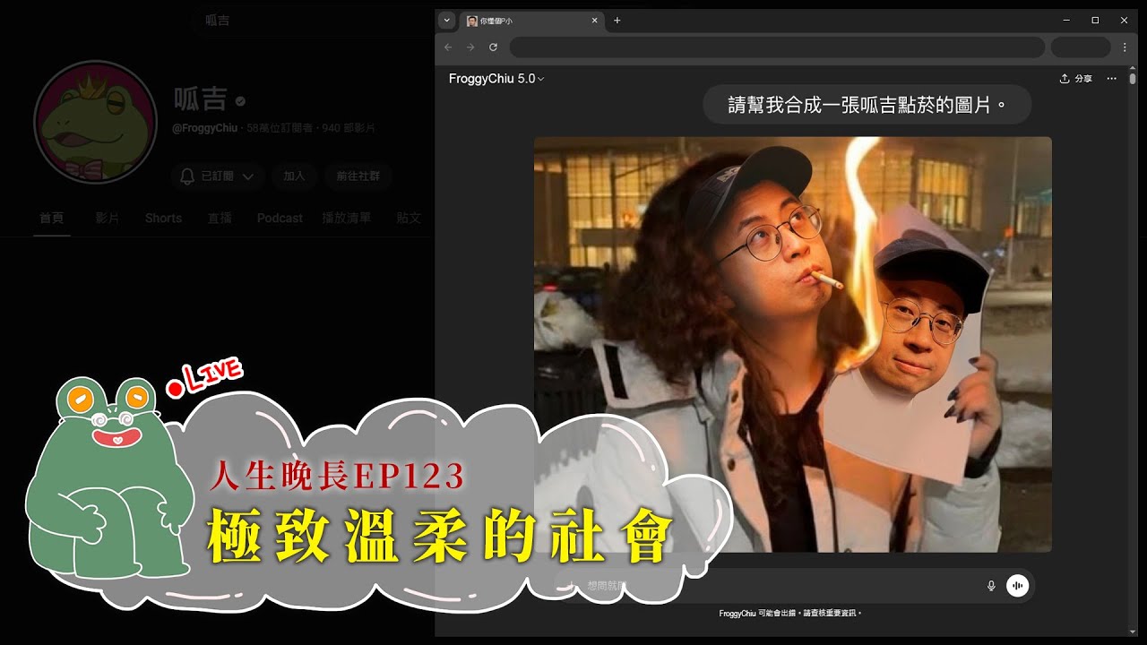 【呱吉直播】人生晚長EP123：極致溫柔的社會