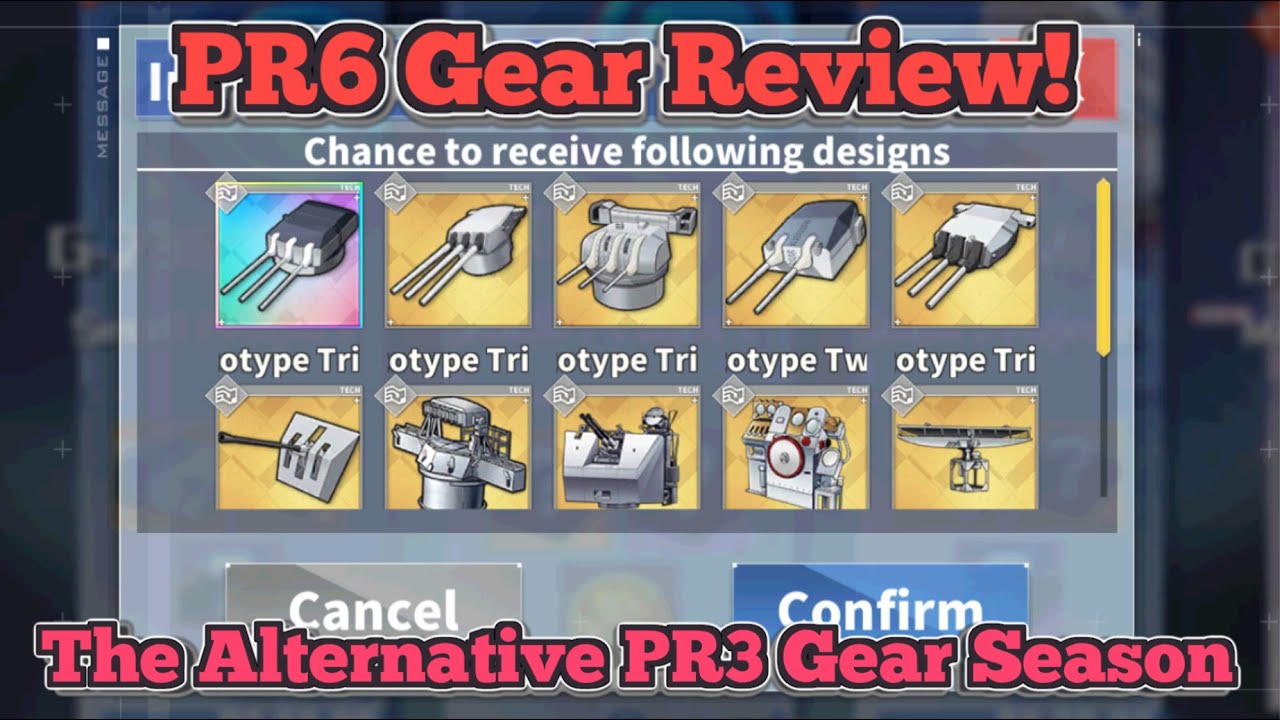 PR6 Gear Review | Azur Lane