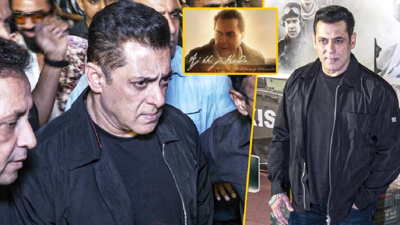 Salman Khan Arrived At Dharmendra's Last Movie IKKIS Special Screening By Deols
